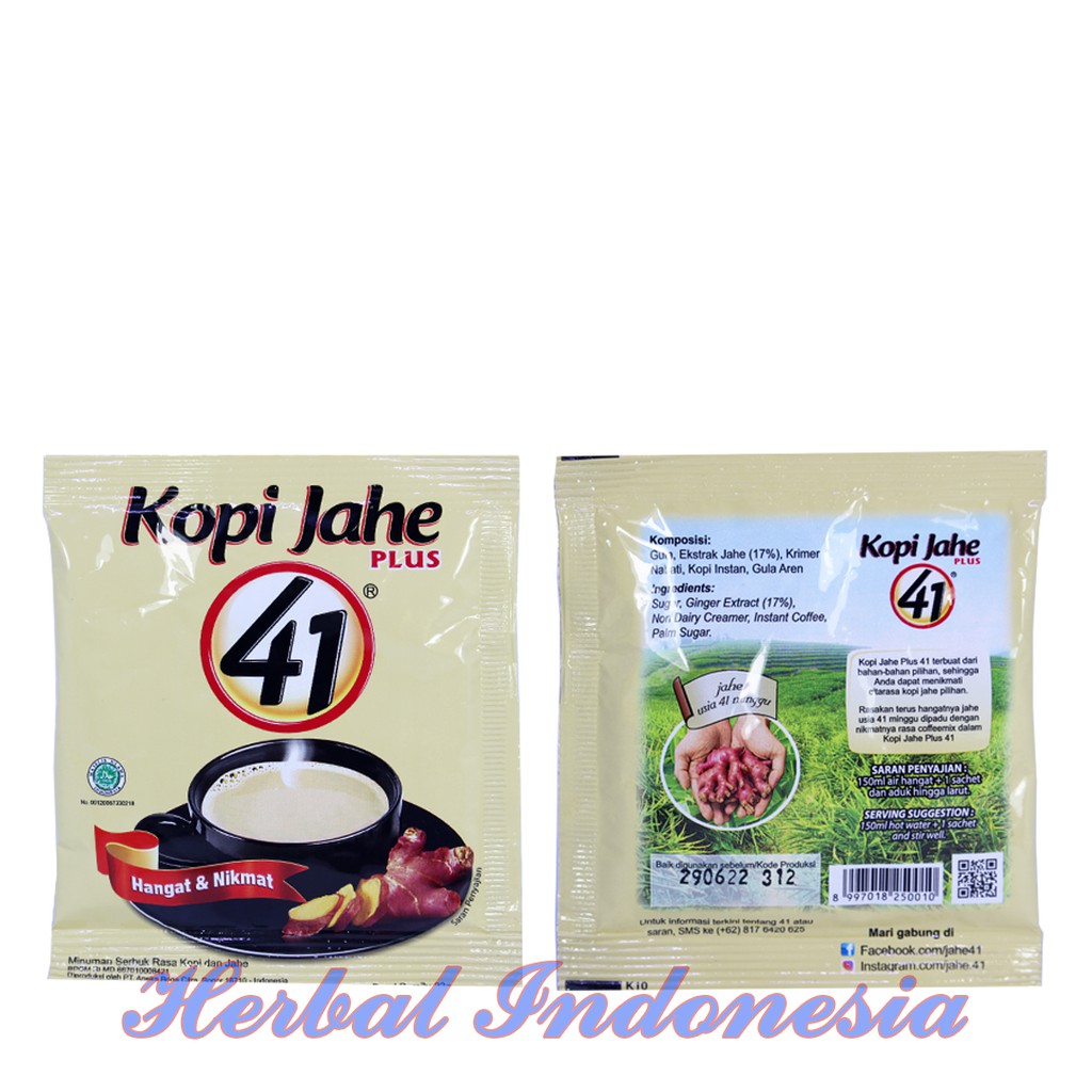 

Minuman Kopi Jahe PLUS 41 | Minuman bubuk | Kopi Jahe Plus 41