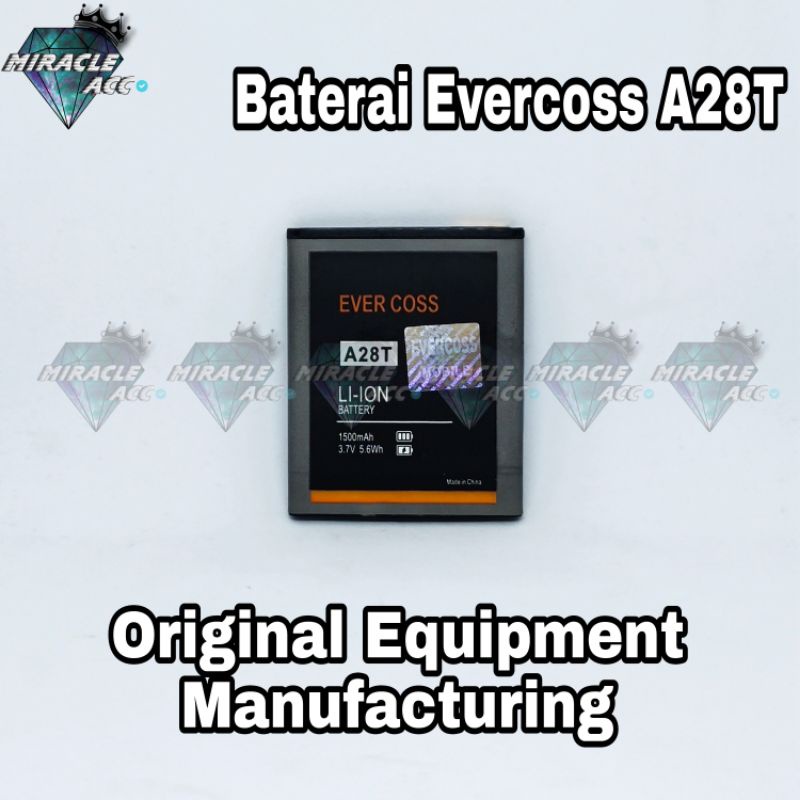 Baterai Evercoss A28T Battery Batre Hp