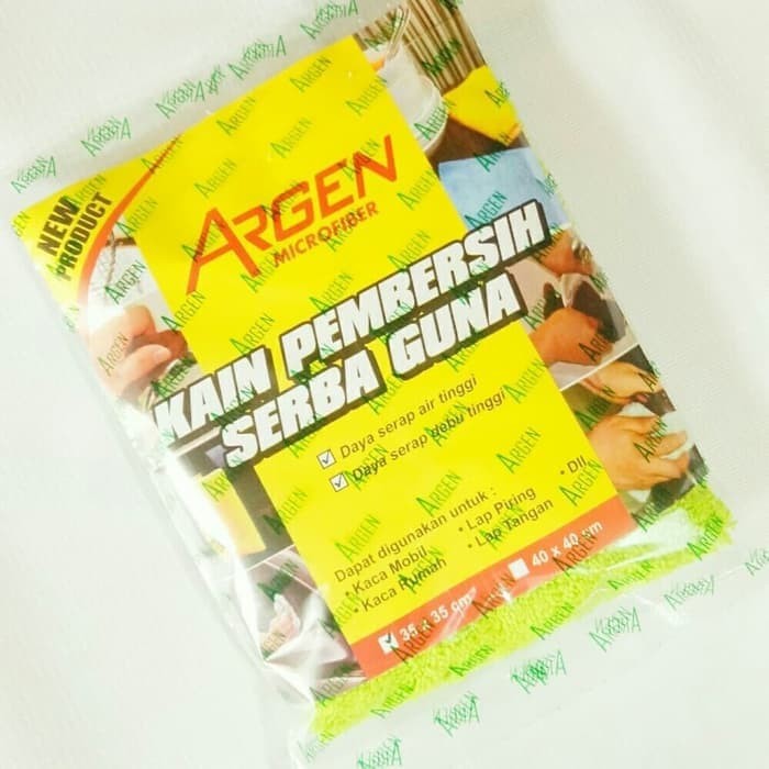 Kain Lap Microfiber 35 cm × 35 cm kain Pembersih Serba Guna by ARGEN super murah