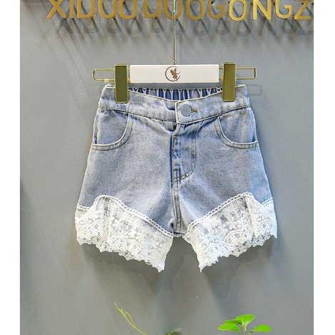 SETELAN ANAK CEWEK IMPORT / JEANS BAJU CELANA MOTIF BUNGA CROP BUNGA JEANS