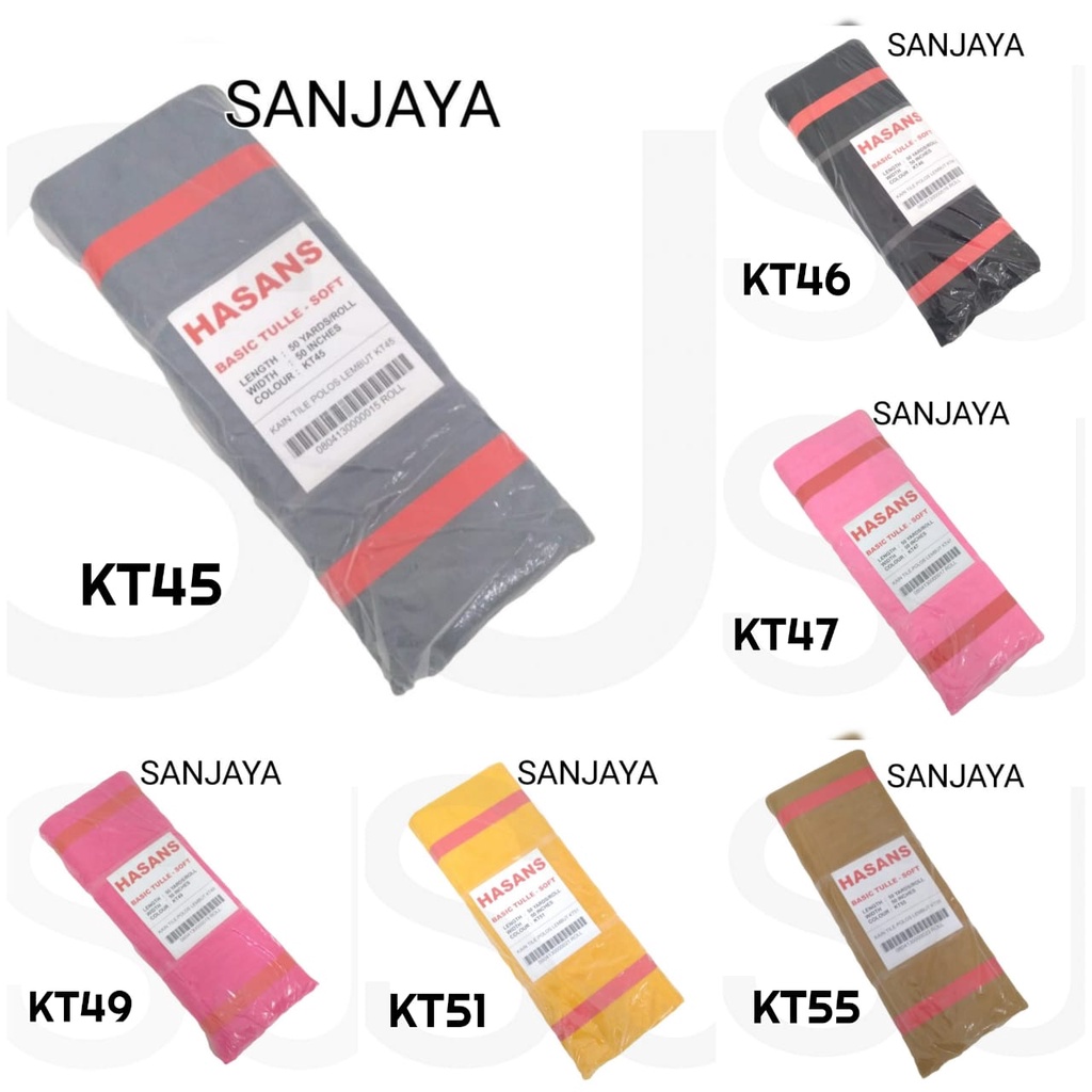 KAIN TILE POLOS / KAIN TULLE LEMBUT / BUNGKUS SOUVENIR / WEDDING SOUVENIR / KAIN TILE POLOS LEMBUT