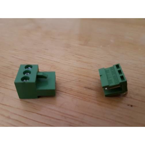 konektor green HT3.96mm 3p Tekuk L terminal block connector HT396 pair