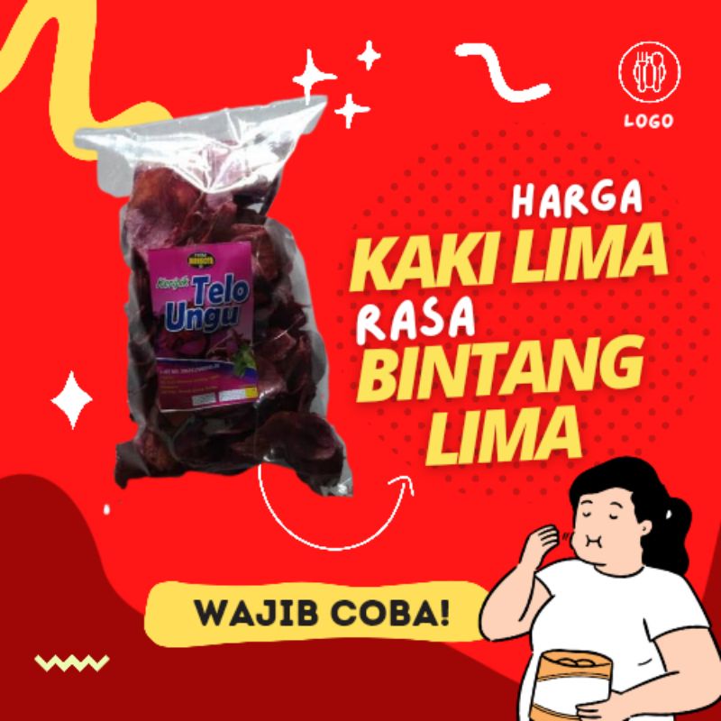 

keripik singkong ungu/kripik telo ungu/kripik ubi ungu 250g