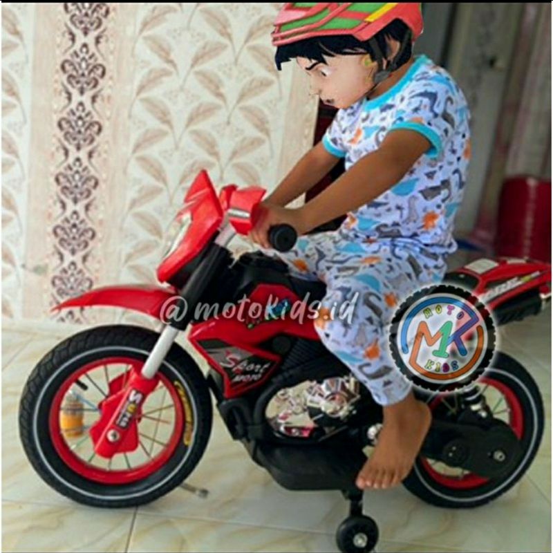 mainan motor aki mini trail aki anak