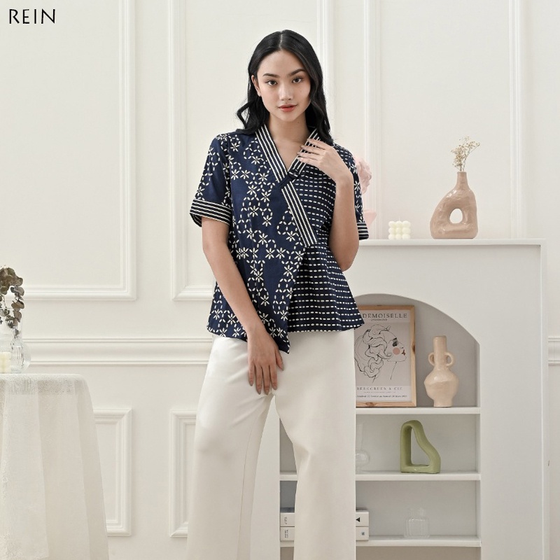 COUPLE BATIK FAMILY VA - Atasan Batik Wanita Blouse Wanita/ HANDI-REIN - STANDAR