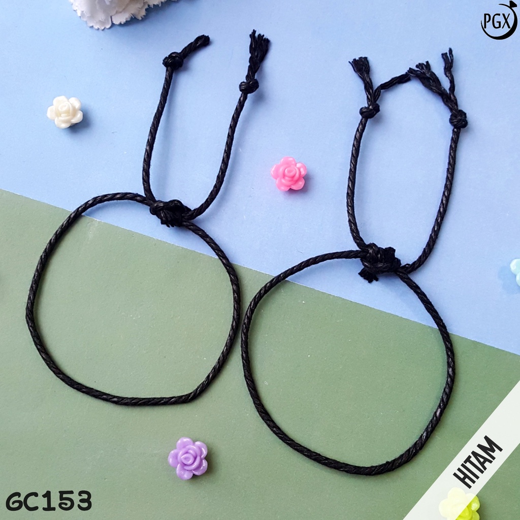 PGX Gelang Couple Tali Pasangan / Sahabat / Bestie Mutiara Aksesoris Wanita GC153