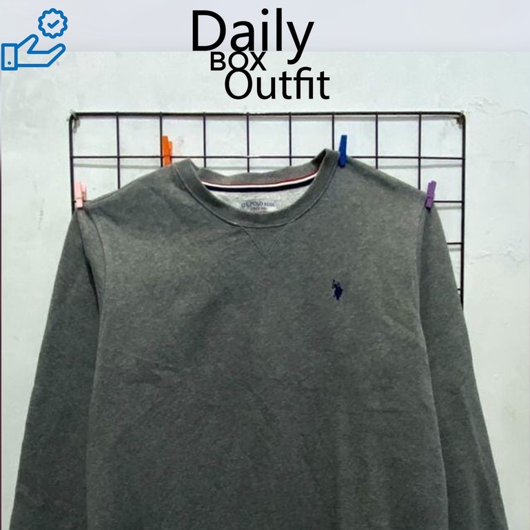 CREWNECK SWEATER PRIA / WANITA US POLO ASSN FULL TAG