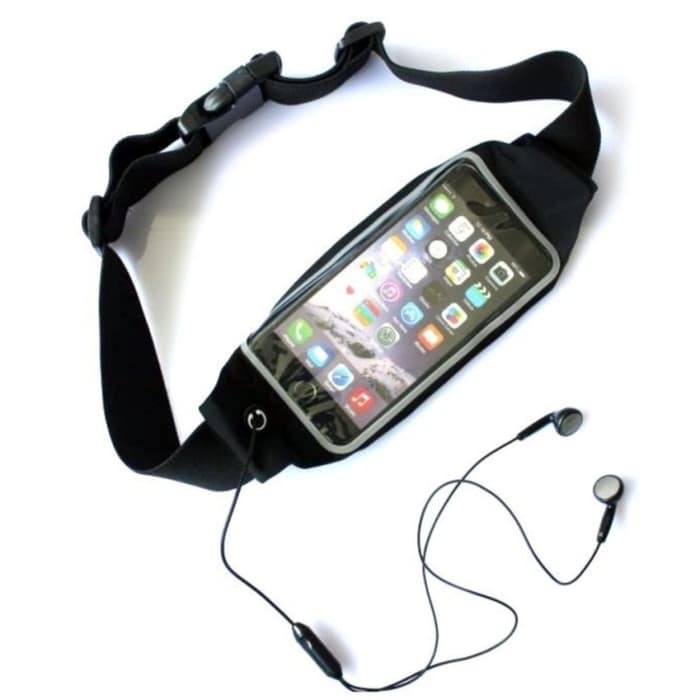 Tas Pinggang Olahraga Waterproof Ukuran 5, 5-6 Inch Waistband Armband