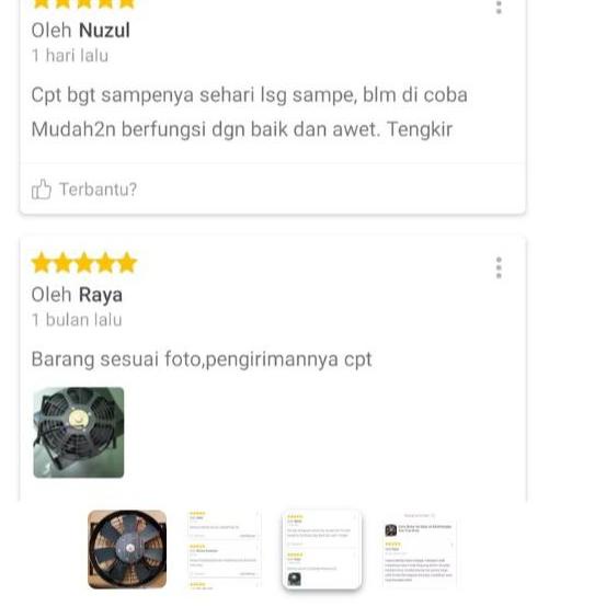 Berkualitas Extra Fan AC Mobil Universal Extra Ekstra Fan Kipas AC Mobil Rangka Besi Tiup Hisap 10 I