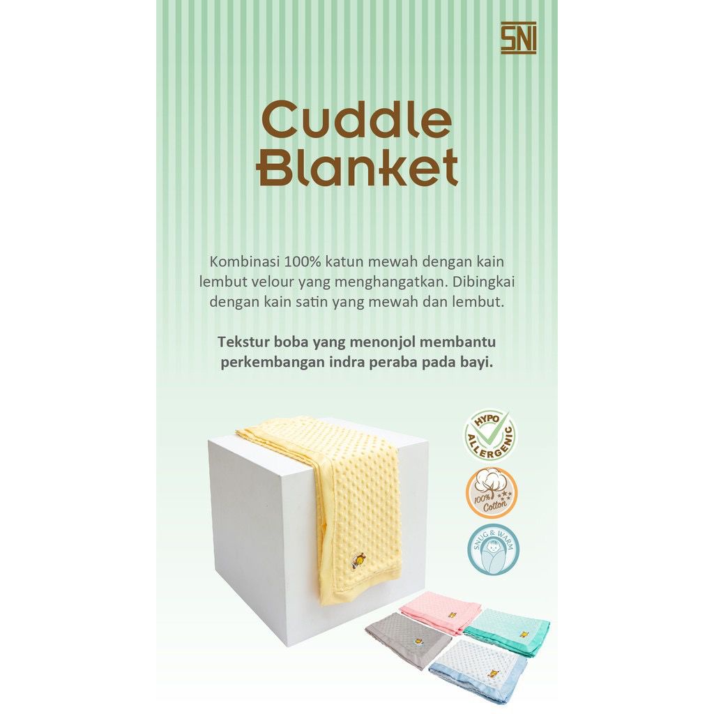 Babybee Cuddle Blanket - Selimut Polos Bayi