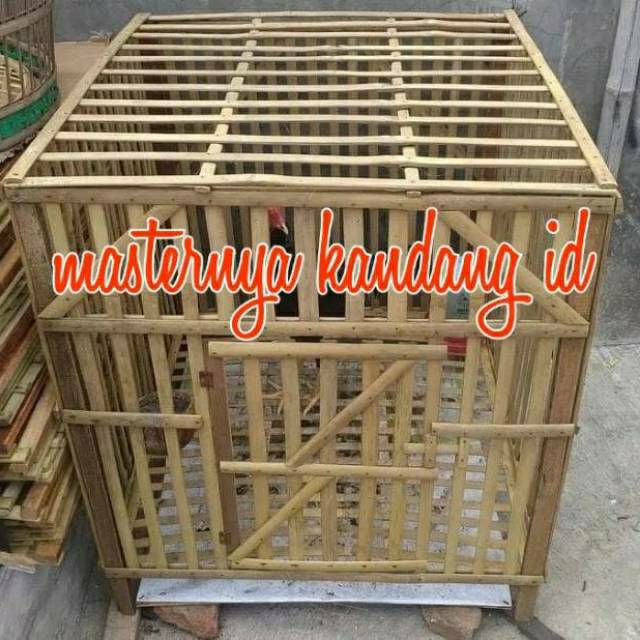 KANDANG BAMBU KNOCK DOWN KANDANG KOTAK AYAM UNGGAS & HEWAN LAINNYA | Shopee Indonesia