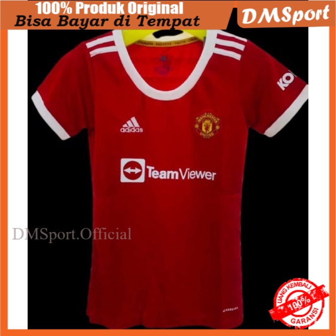JERSEY BOLA HOME MU MANCHESTER UNITED WANITA LADIES 2021 / 2022 GRADE ORIGINAL ASLI IMPORT