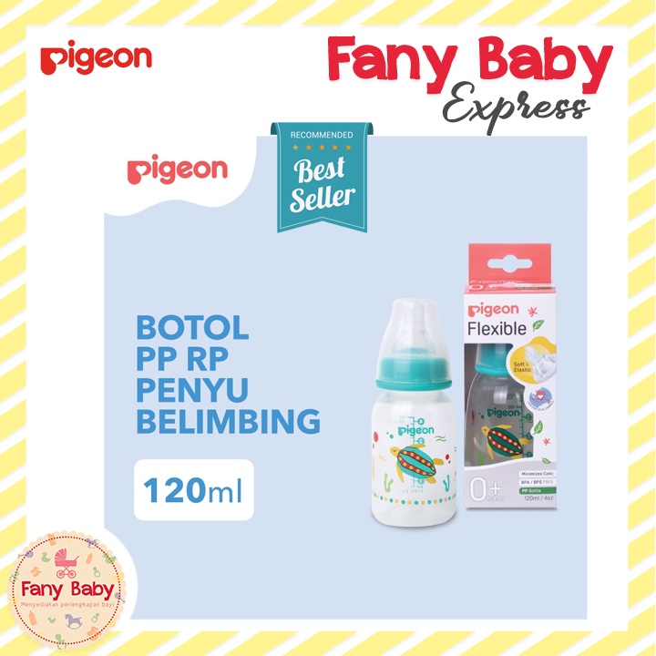 PIGEON FLEXIBLE PP RP BOTTLE 120ML