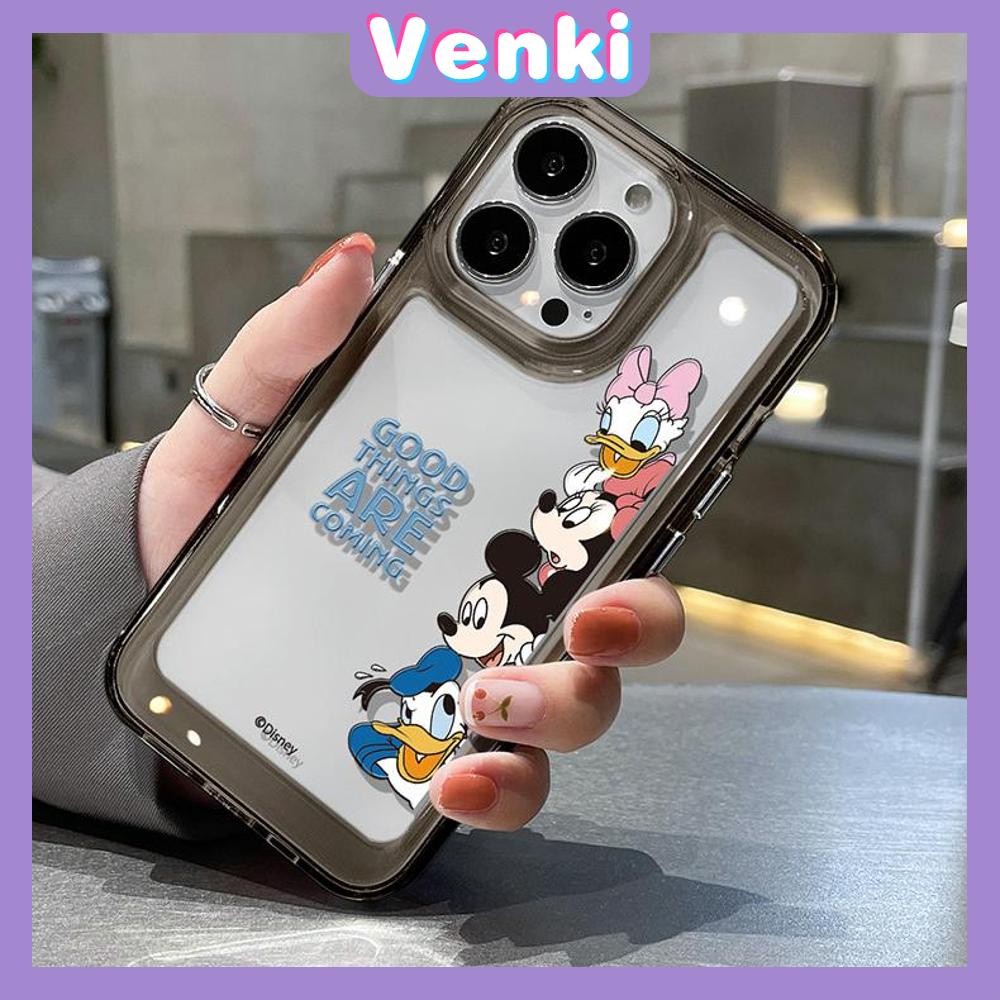 iPhone Case HD Acrylic High Quality Hard Case Clear Case Metal Button Protection Camera Shockproof Cartoon Cute Compatible For iPhone 14 Pro Max 14 Plus 13 Pro Max 12 11 XR 7Plus