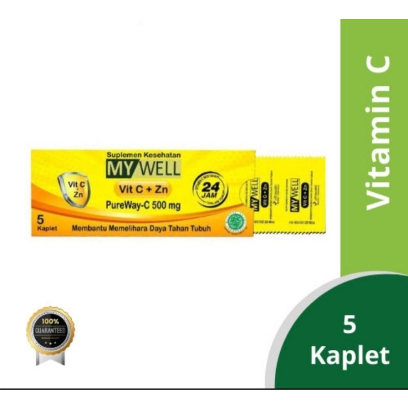 MY WELL Suplemen Vit C+Zinc