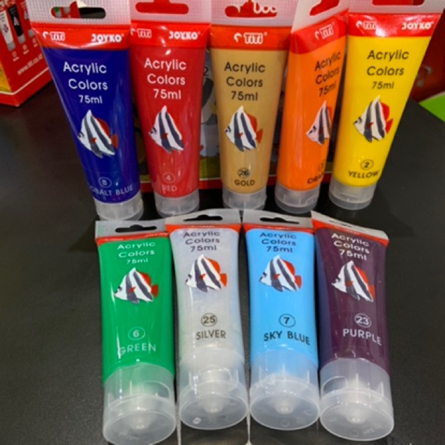 Acrylic TITI Joyko 75 ml Cat Acrylic Color Akrilik Lukis