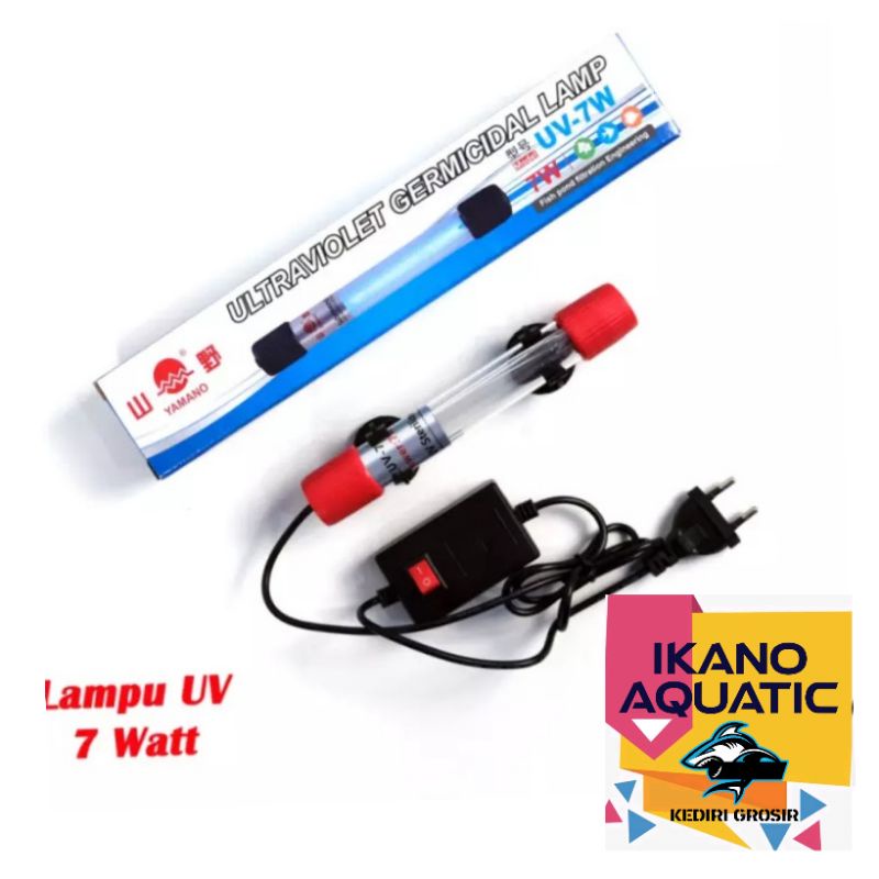 lampu UV kolam ikan 7 watt