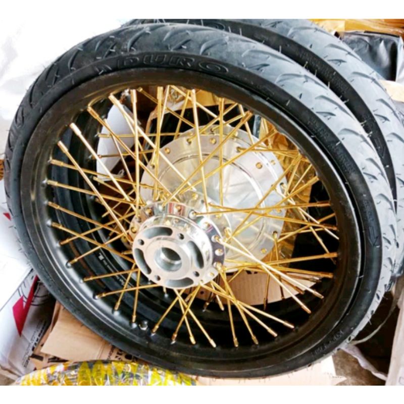 Paketan Velg Ban jari jari ring 16 Beat Vario 110 Scoopy Spacy Vario 125 Vario 150 Vario fi sama rakit