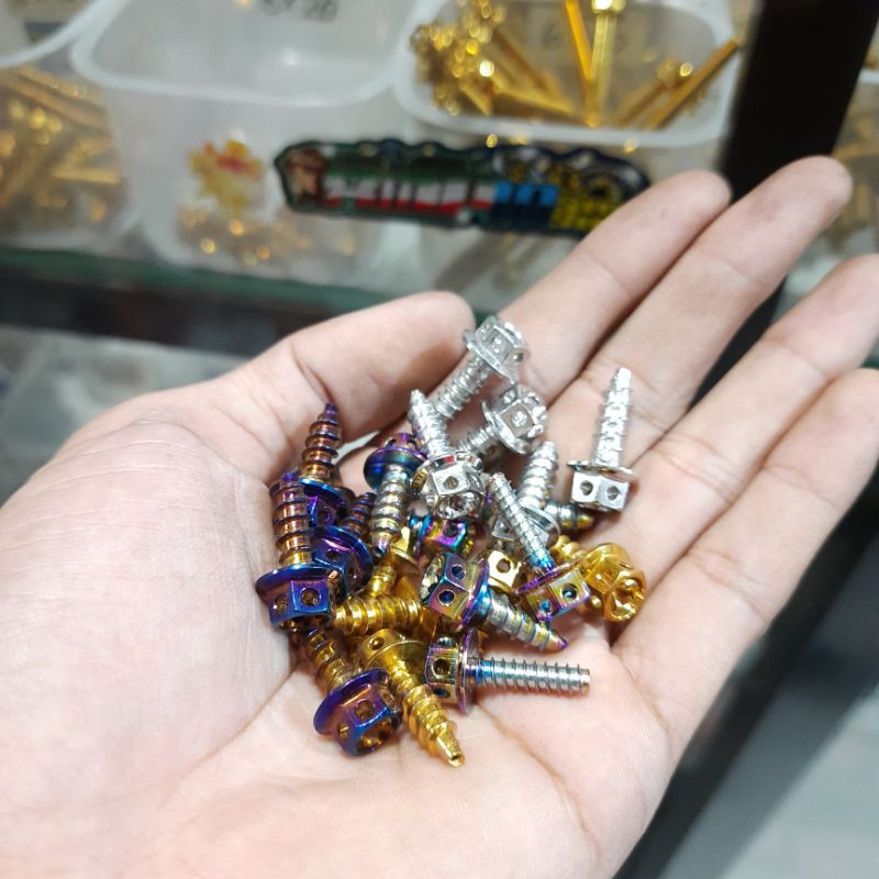 BAUT BODI HONDA YAMAHA MODEL FLOWER & PAYUNG JAMUR & GOLD & BLUE & STENLIS & RAINBOW