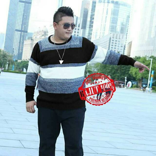 Baju Rajut Pria Jumbo / RAJUT ARNON
