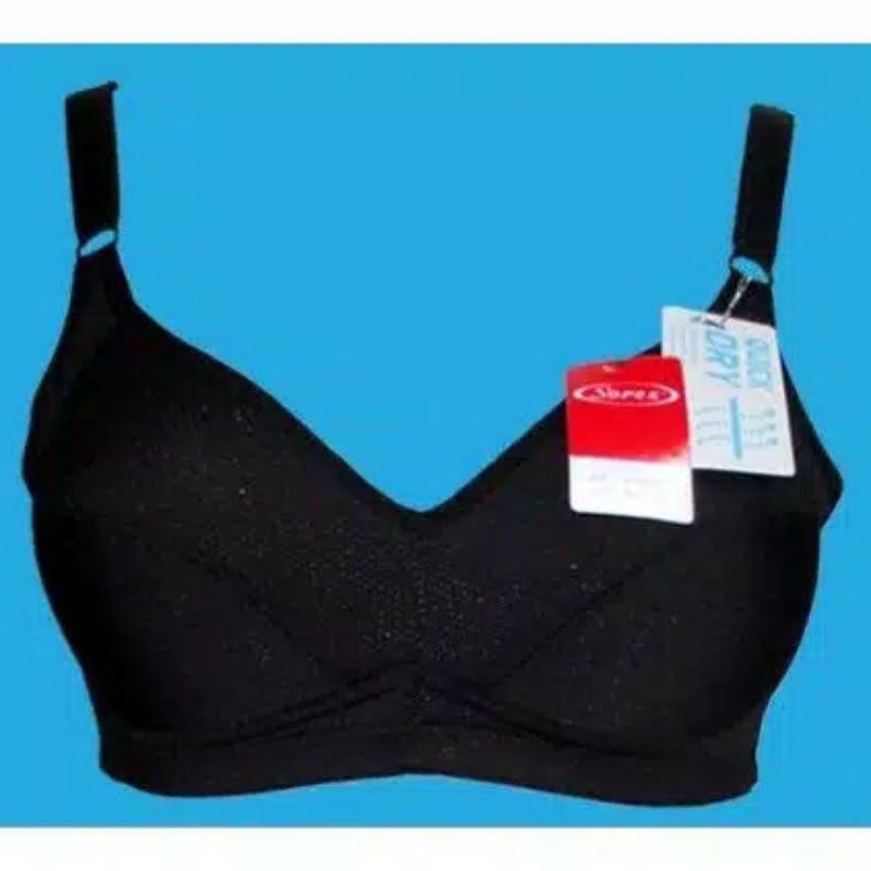 SOREX Bra Basic QUICK DRY 02004 Busa tipis tanpa kawat CUP BESAR