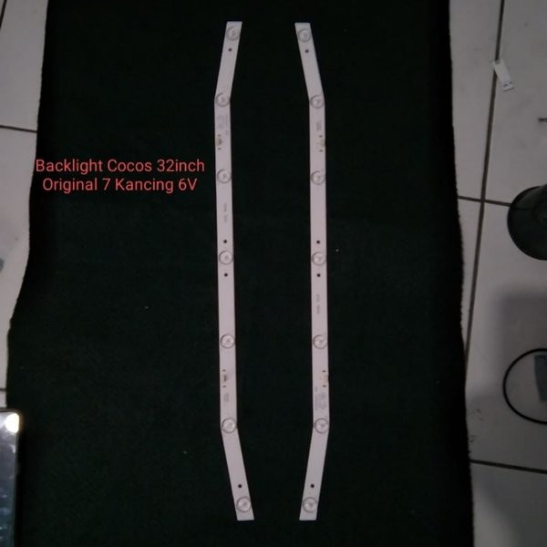 Penawaranspesial Backlight TV LED Cocoa 32 inch 7 kancing 6 V Limited