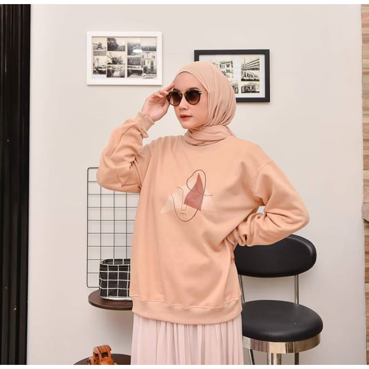 Sweater Pria/Wanita Berkualitas - Zora Face