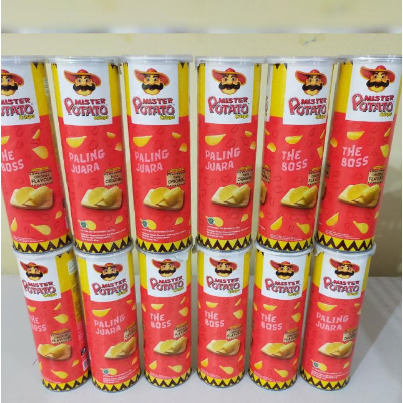 

Mister Potato Kaleng berat 85 gr