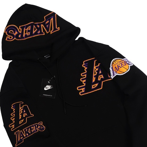 Jaket Sweater Hoodie NK LAKERS EMBROIDERY  – Edition Fashion Trendy Casual Pria Good Brand Qu