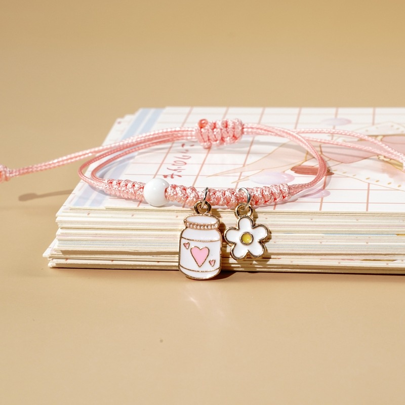 Gelang bangle bagus model korea terbaru lucu imut cantik cocok untuk hadiah bentuk buah binatang-High calcium milk