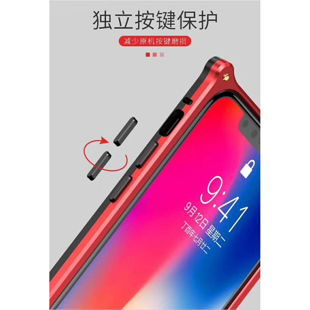 Case Handphone Slim Magnetic Glass Casing iPhone Slim Magnetic Glass Coverage AntiCrack Iphone X Iphone 7 Iphone 7plus Iphone 8 Iphone 8plus