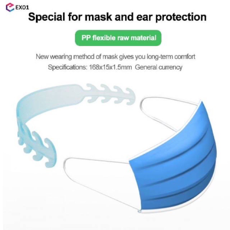 PENGAIT MASKER BAHAN SILICON / KONEKTOR MASKER EARLOOP SUPER MURAH