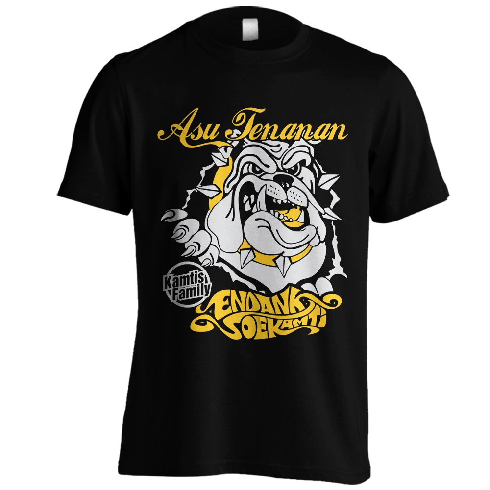 Kaos Endank Soekamti Asu Tenanan 01 Hitam Musik Endank Soekamti Hitam