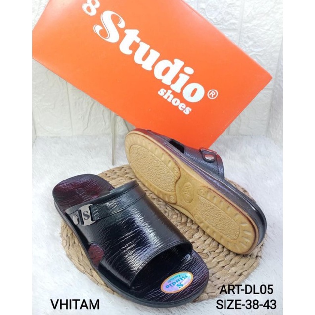 sendal kulit asli pria studio DL05