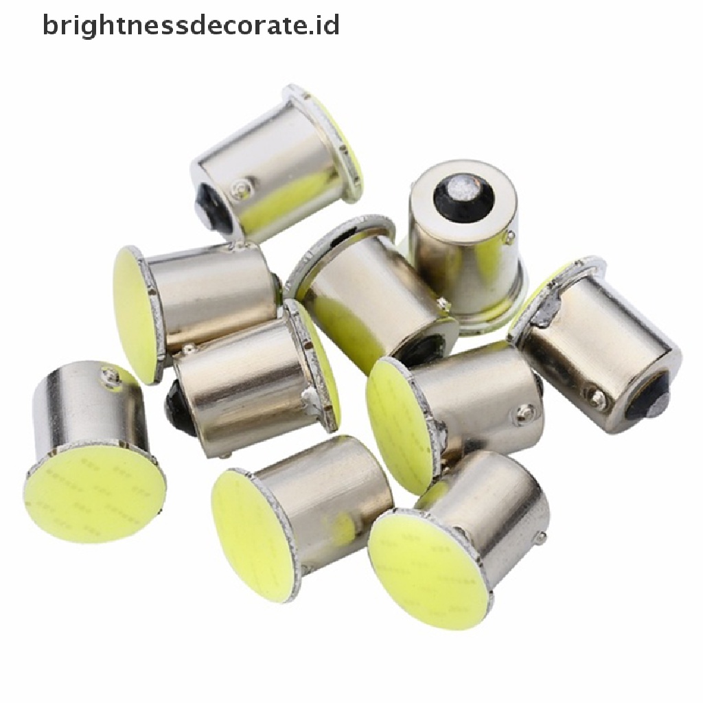 10x1156 Cob 12 Led Ba15S Lampu Sinyal Belok Interior Mobil