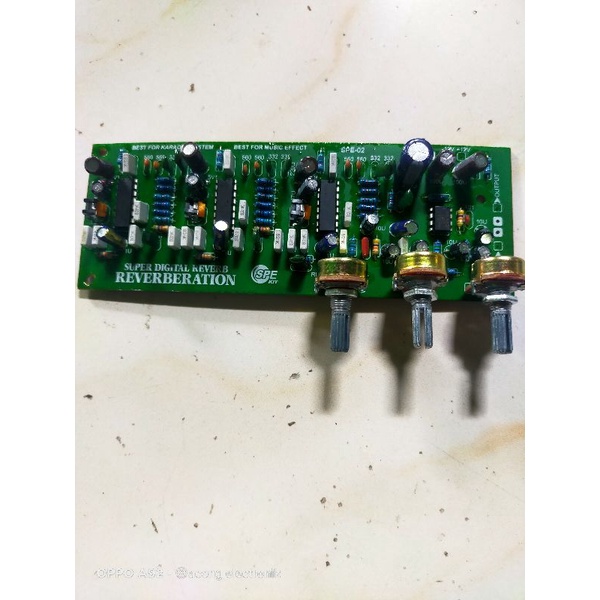 kit echo reverb 3 ic / 3 potensio