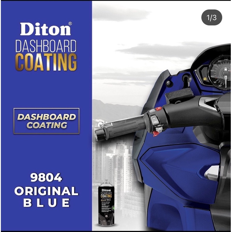 Cat Semprot Diton Premium Dashboard Coating 400cc - Original Blue 9804