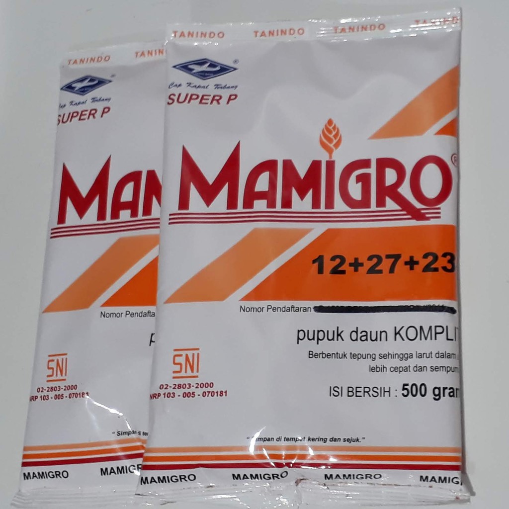 Mamigro Merah 12-27-23 500 gr Super P Pupuk Bunga dan Buah
