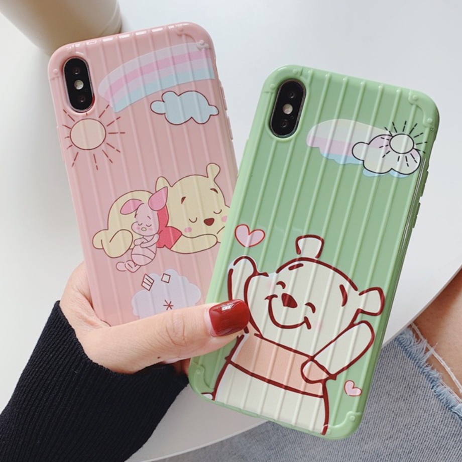 Pooh koper case iphone 6 plus 7 plus 8 plus x xr xs max 11 pro max samsung a02 a02s Realme 3 5 5i c3 6 pro 7i c17 8 4g pro c11 2020 2021 c12 c25 c15 c21 C20