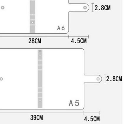 

Flash Sale|SQ11|[A5 A6] Cover Clear Binder Bening Transparan A5 A6 / 6 Ring Lubang Holes