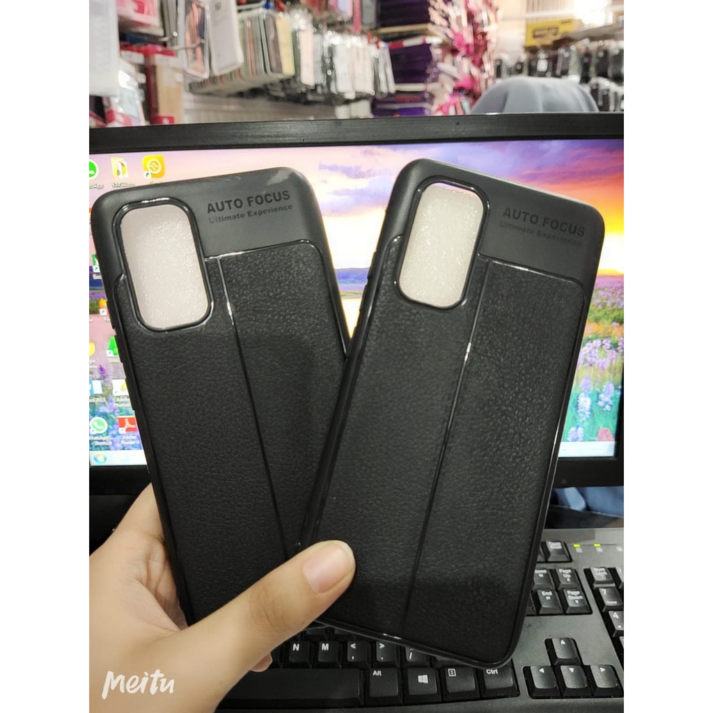 Auto Fokus Vivo V19 6.44 inchi Leather Soft Case VIVO V19 AUTOFOCUS Motif Kulit Jeruk