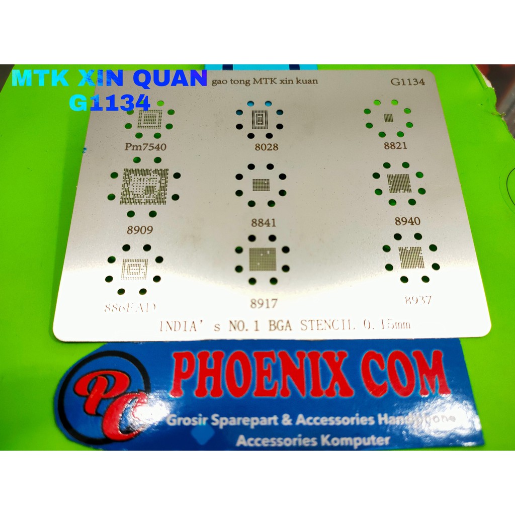 

PLAT BGA STENCILS MTK XIN QUAN/G1134