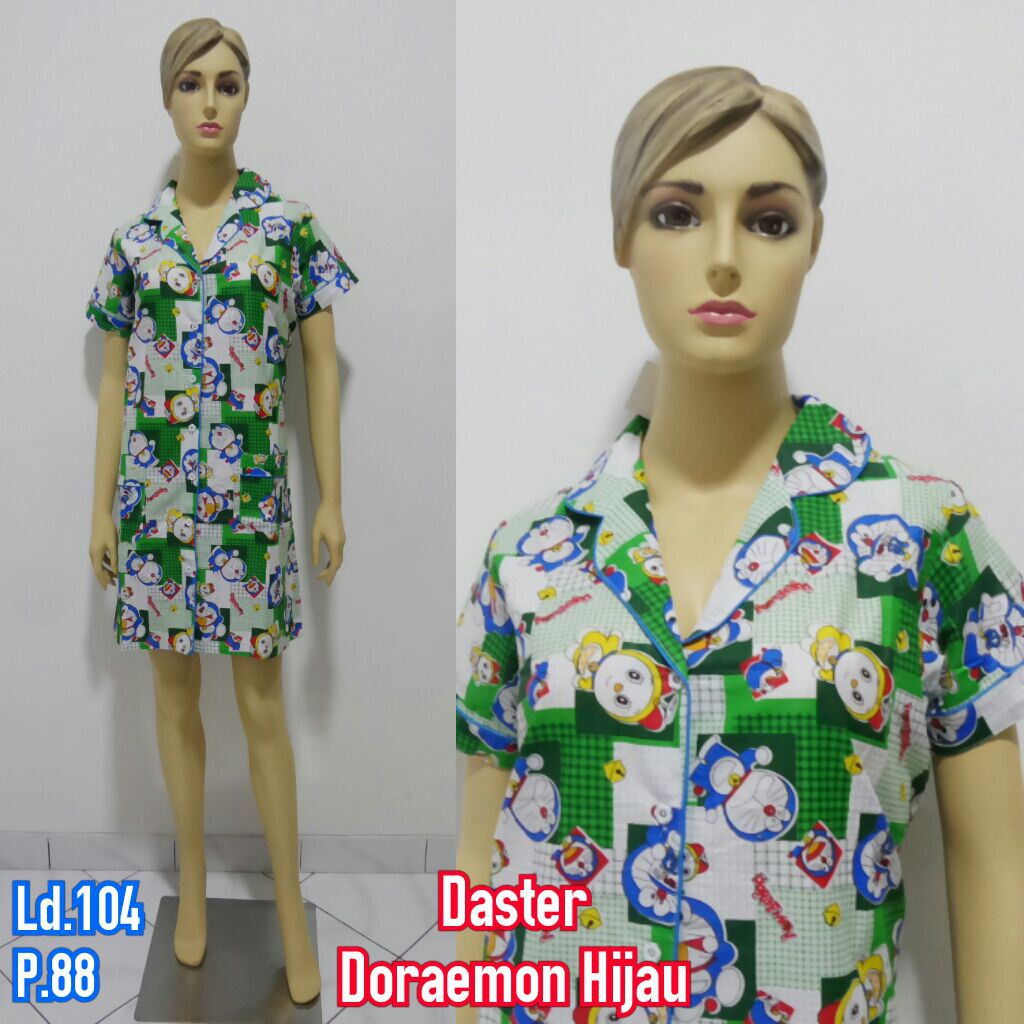 Daster doraemon dewasa adem laris best seller
