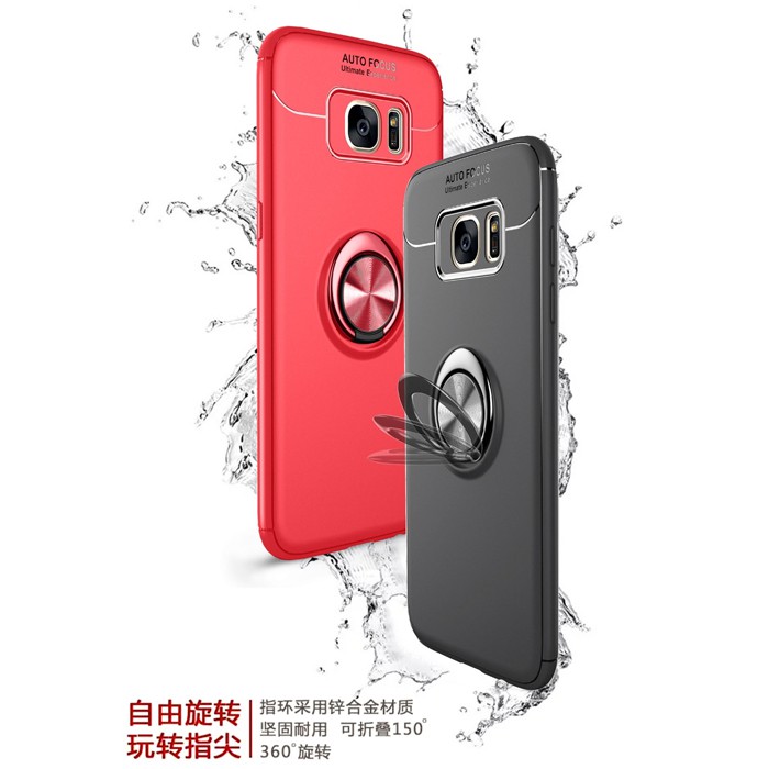 Case Samsung S7 Edge - Casing Samsung S7 Edge Case Premium Ring Cover