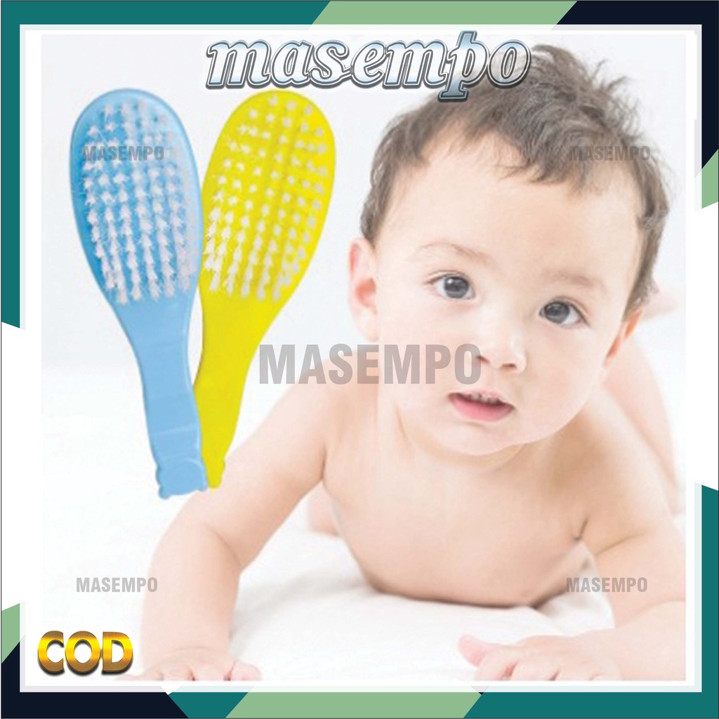 Sisir Bayi Anak / Sisir Bentuk Sikat - Sisir Bayi - Sisir Bayi Ketombe Sikat Pijat Mandi Baby bath