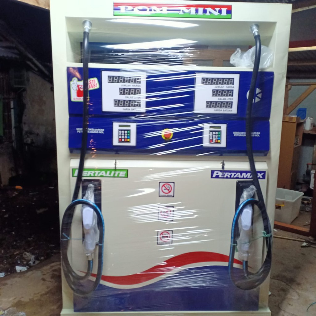 (Free Ongkir) Pom Mini 2 Nozzle Portable Digital Terbaru Bergaransi Sudah Termasuk Ongkir