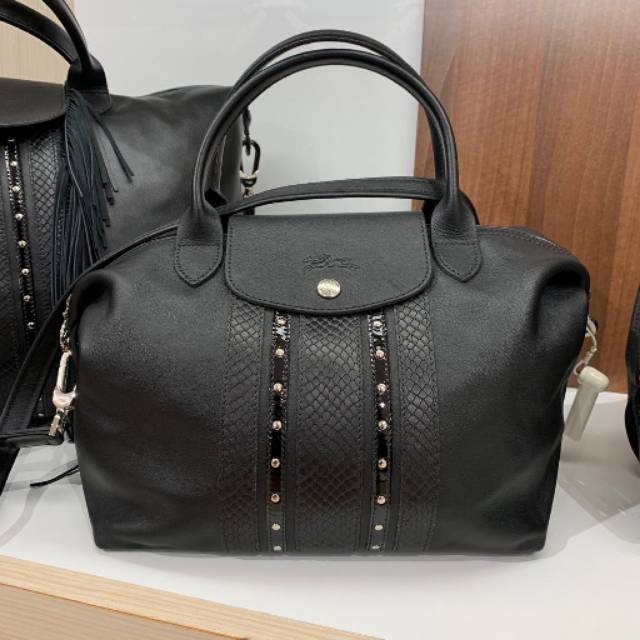 Tas Wanita LC Medium Cuir Rock Black