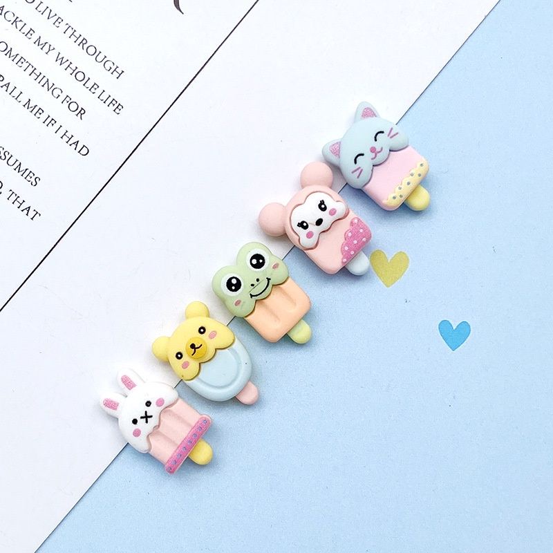 Clay resin ice cream cartoon sanrio [2 pcs]