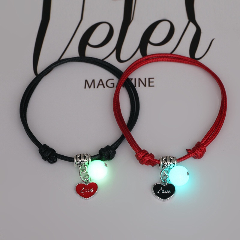 2pcs Gelang Luminous Untuk Pria Dan Wanita