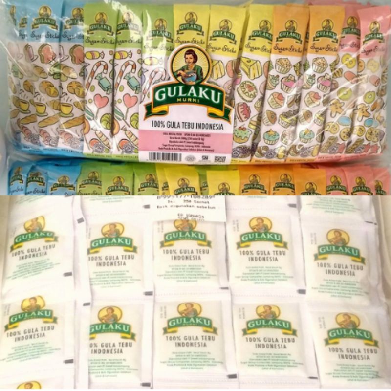 Gulaku Sticks / Gula Stik 250 sachet @ 8 gr (ed Mar 2024)